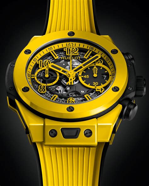 hublot unico yellow